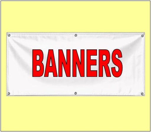 Blank Banners 14oz