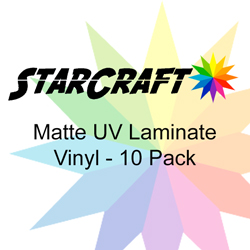 [SC-UVMAT10PK-8.5x11] StarCraft Matte UV Laminate 10 Sheets